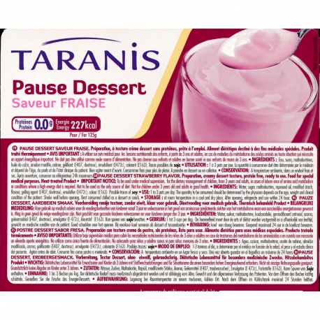 Taranis Deser Truskawkowy PKU 125g