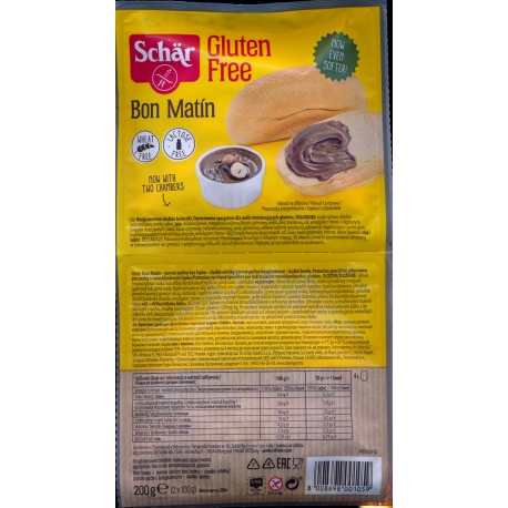 Bon Matin bezglutenowe słodkie bułeczki (4x50) 200g