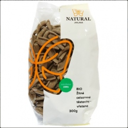 Makaron pełnoziarnisty ŻYTNI Świderki BIO 300g