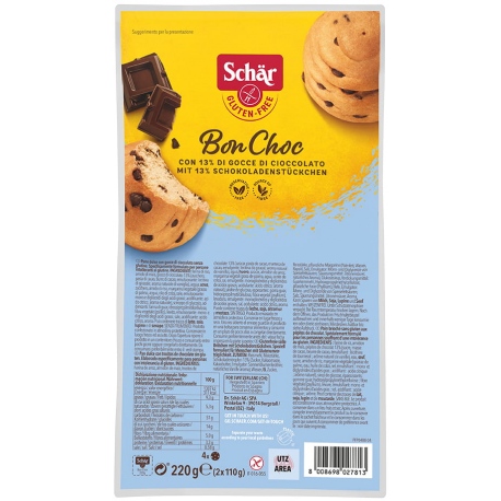 Schar BON CHOC Słodkie bułki z czekoladą 220g