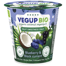 PLANTON VeganUP BIO Jogurt JAGODA+CZARNA PORZECZ.