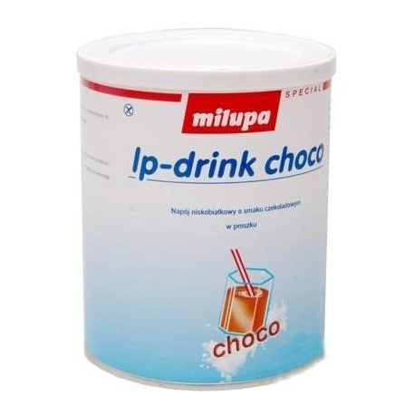  Milupa lp-drink choco 375 g Niskobiałkowy napój o smaku czekoladowym w proszku 