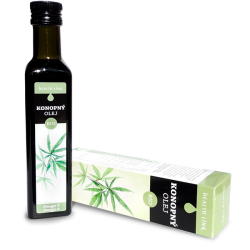 Olej  KONOPNY BIO zimnotłoczony 250ml HEALTH LINK