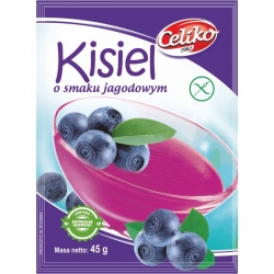 CELIKO Kisiel o smaku jagodowym 45g