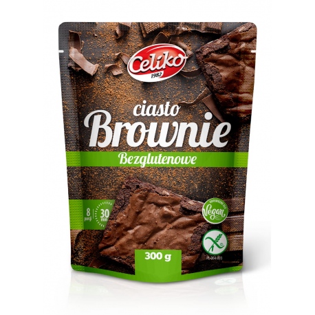 CELIKO Ciasto Brownie - sucha mieszanka GF 300g