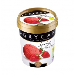 GRYCAN Lody Sorbet z Truskawek 500ml