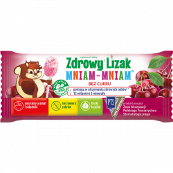 VEG Lizak Mniam-Mniam musująca wiśnia 6g