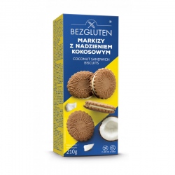 BEZ Markizy kokosowe bezglutenowe 210g