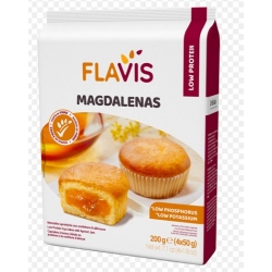 FLAVIS Magdalenas / Babeczki z morelą 200g