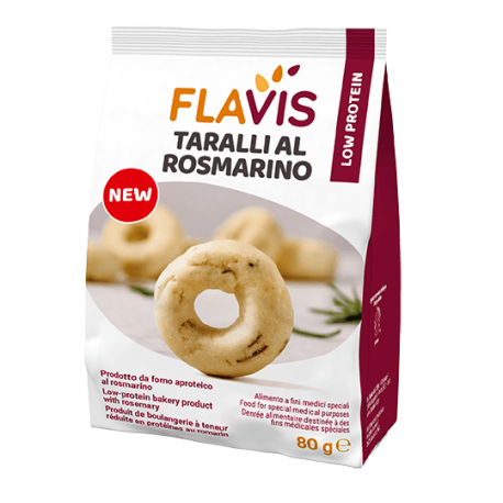 FLAVIS Taralli obwarzanki z rozmarynem 80g