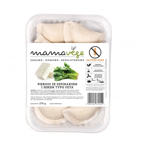 Mamavege Pierogi ze Szpinakiem 275g
