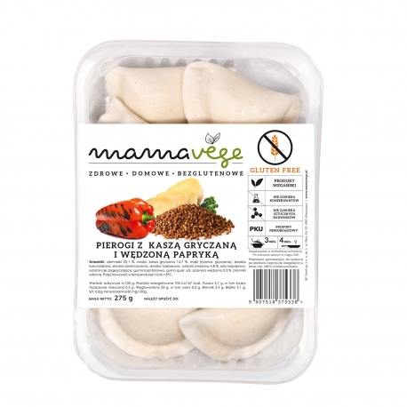 Mamavege Pierogi z Kaszą i Wędzoną Papryką 275g