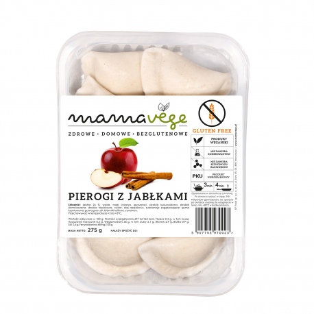 Mamavege Pierogi z jabłkiem 300g