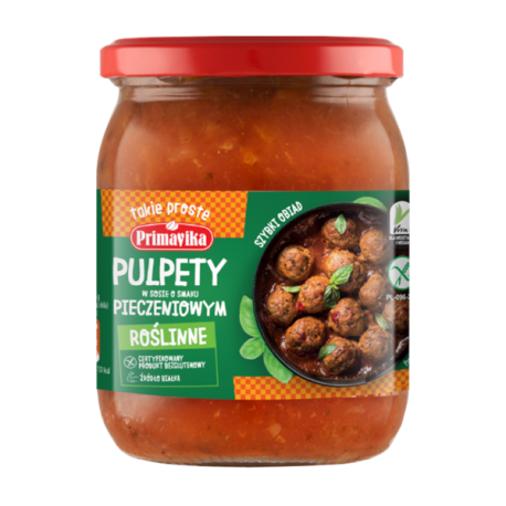VEG Pulpety roślinne w sosoie pieczeniowym 470g