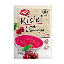 Kisiel o smaku WIŚNIOWYM w proszku 40g CELIKO