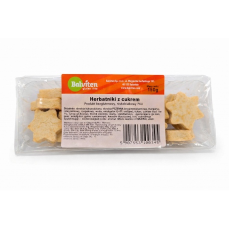 Bal Herbatniki z cukrem bezglutenowe, niskobiałkowe PKU150g