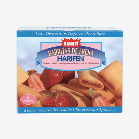 Harifen-ciasteczka z nadz. truskawkowym niskobiałkowe PKU 125g