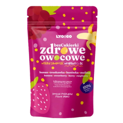 BEZCUKIERKI ZDROWE OWOCOWE-RÓŻOWE-12G