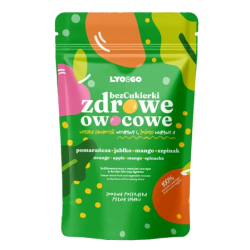 BEZCUKIERKI ZDROWE OWOCOWE-ZIELONE-12G