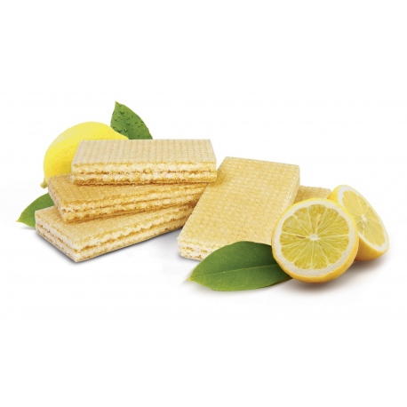 Wafelki z nadzieniem o smaku cytrynowym niskobiałkowe PKU 90g